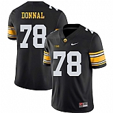 Iowa Hawkeyes 78 Andrew Donnal Black College Football Jersey Dzhi,baseball caps,new era cap wholesale,wholesale hats